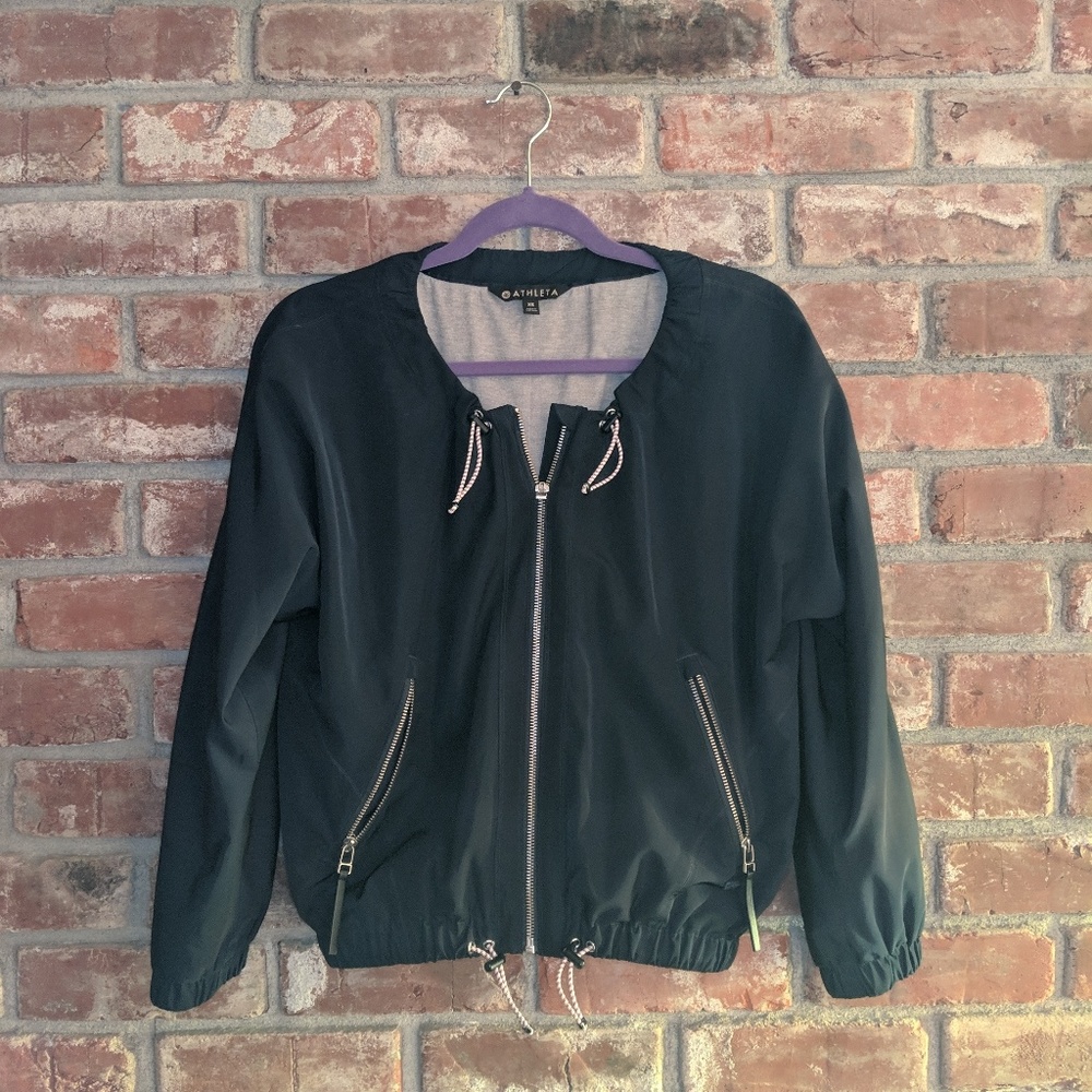 Athleta Waterproof Bomber Jacket